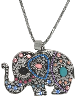 Colgante fantasia rodio